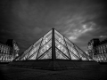 Le Louvre BW, Paris, France